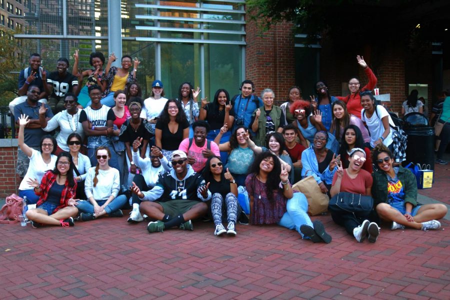 Students from Rockville, Germantown and Takoma Park/Silver Spring campus in Philadelphia, Pennsylvania on September 22, 2017. (photo by Hugh Smith)