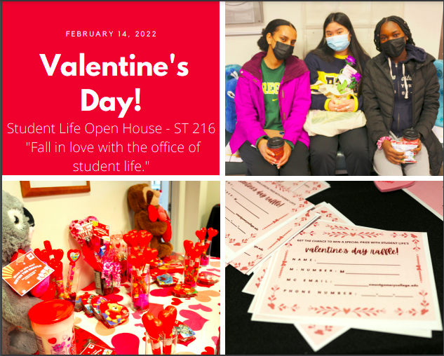 Valentines Day event - Student Life open house