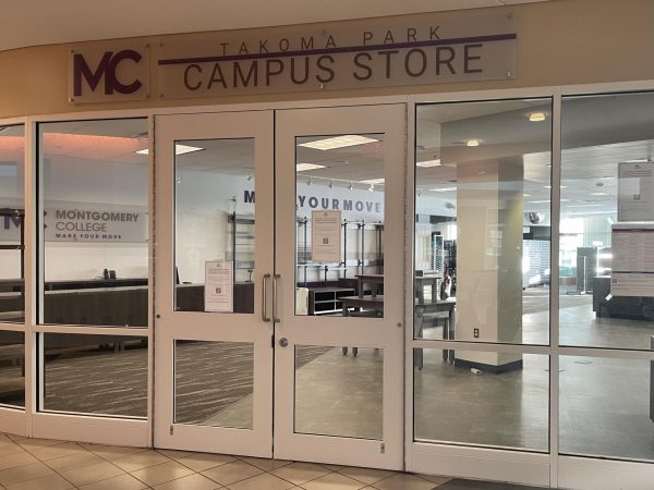 The TP/SS Campus Store is pictured closed on Feb. 21, after the college transitioned to an online ordering and distribution hub model. The location no longer offers in-person bookstore services.